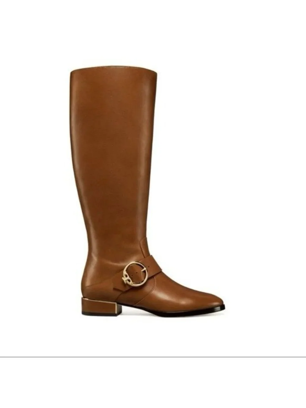 Tory Burch Sofia Riding Boots Hi Veg in Festival Brown Size 7